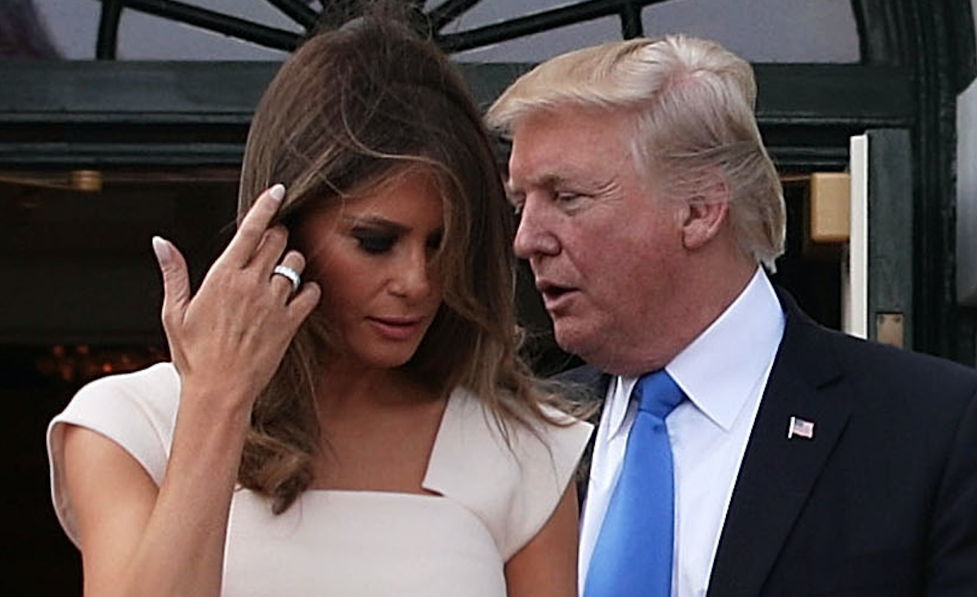 Protestors Have First Lady Melania Trump Trapped in Her Residence