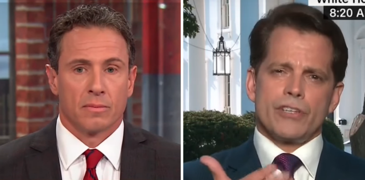 CNN Host Tries to Get Tough with Scaramucci. And Trump's Comms Director Dishes It Right Back