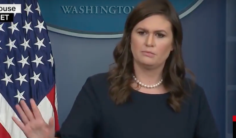 Sanders Threatened to End Briefing After Repeatedly Getting the Same Question. The Room Exploded...