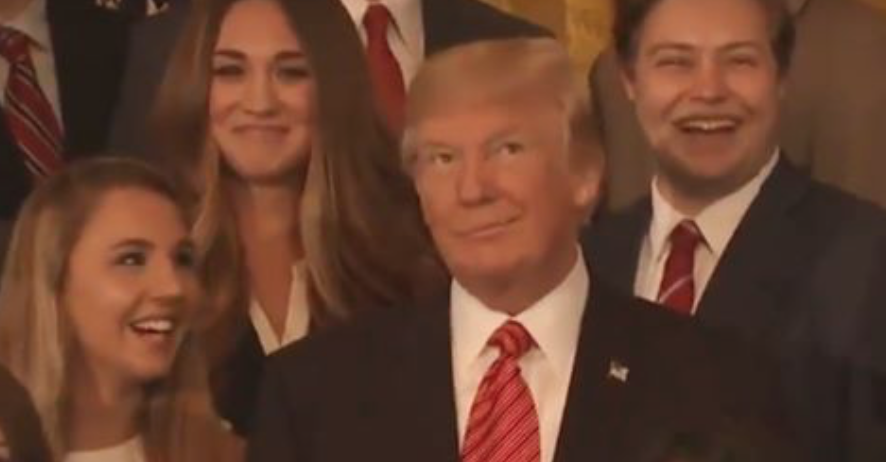 Reporter Shouts Out a Question While a Photo Is Taking Place. And Trump Brutally Shuts Her Down