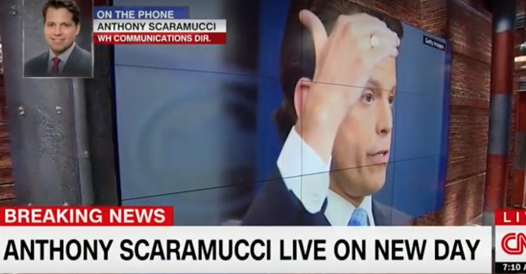 Scaramucci Just Went on TV to Make Jarring Claim About What Would Have Happened to 'Leakers' 150 Years Ago