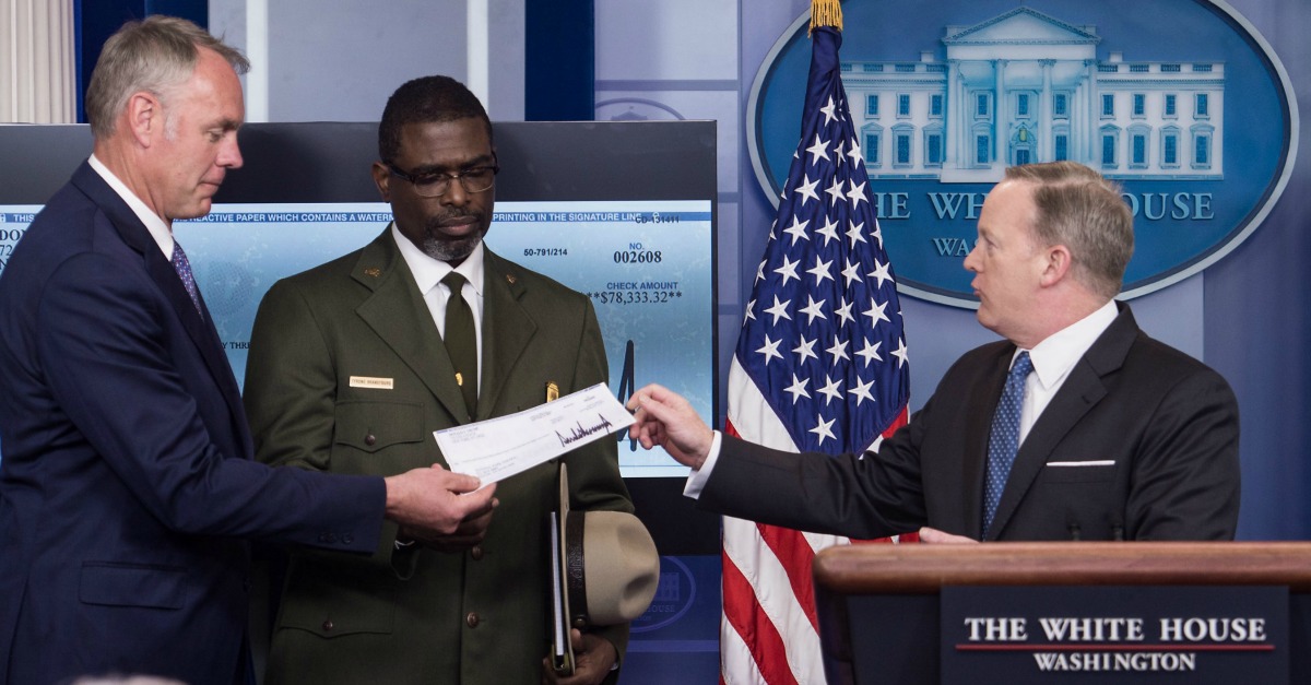 Here's Where Trump Just Donated the First $78,000 of His Presidential Paycheck