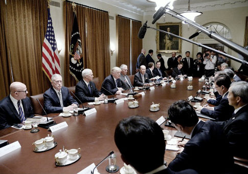 Reporters Aghast at Trump Saying 'Boardroom' Instead of 'Cabinet Room'