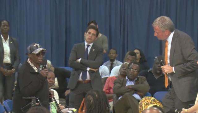90 Year Old New York City Woman Unleashes on de Blasio to His Face. And the Crowd Is in an Uproar...