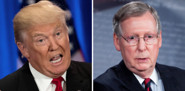 Trump Blasts GOP Leader Who "Screamed" For 7 Years But "Couldn't Get It Done"