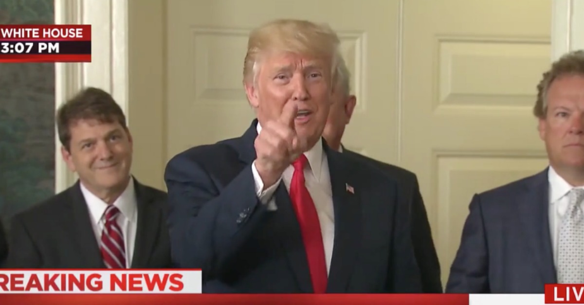 After CNN Reporter Shouted Questions as Trump Left Room, He Turned & Dished Crushing Parting Words