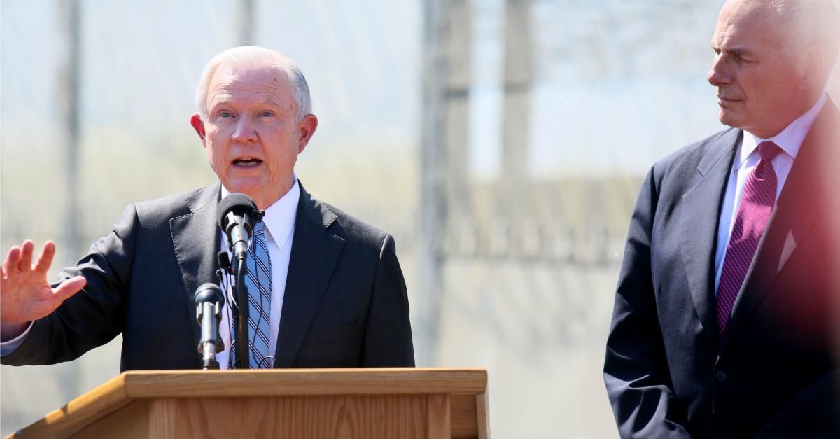 AG Sessions Reportedly Received an Extremely Momentous Phone Call From Gen. John Kelly