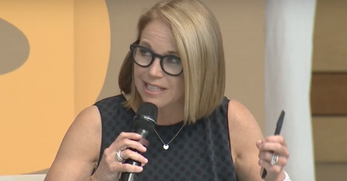Katie Couric Shares a Photo from a 'Friend' in Houston. But It was a Hoax...