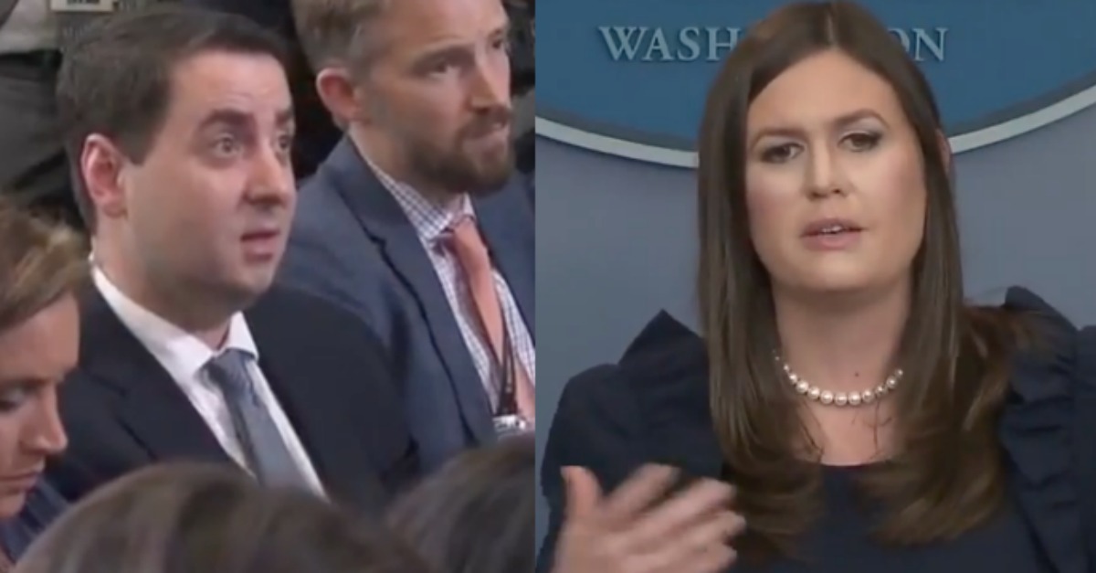 Sarah Sanders Rattles Off a List of "Misleading" Stories that Sends WH Reporters into an Uproar