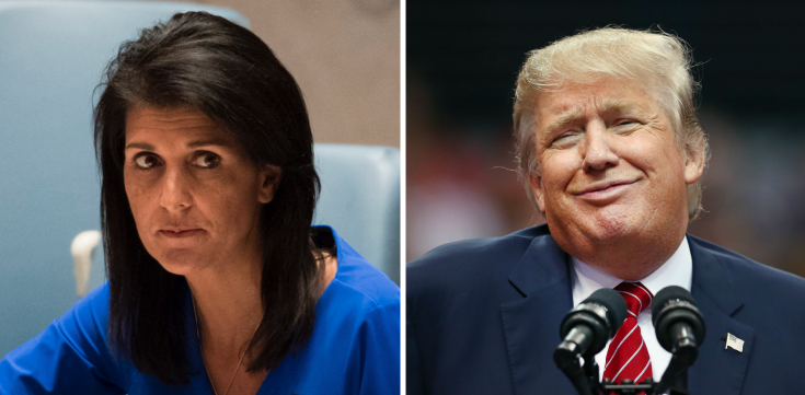 Nikki Haley 'Refused' to Comment on a Story about North Korea. Then Trump Tweeted About It...