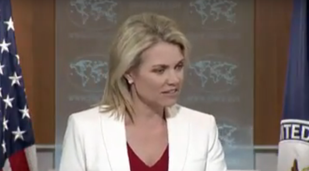 After Trump's Explosive "Fire & Fury" Comments, State Dept. Spox Answers Reporters' Questions