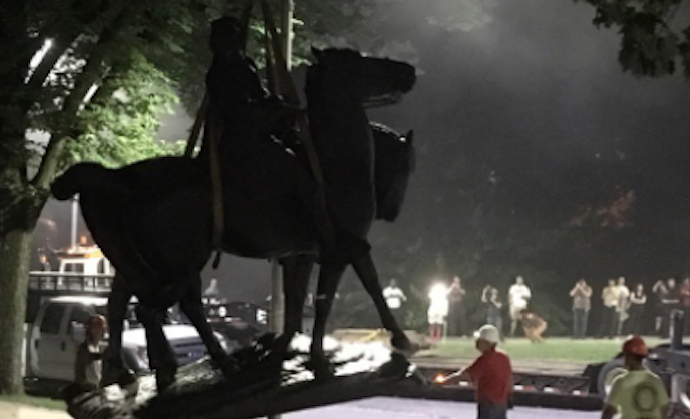 Major City Just Took a Quiet Overnight Action to Remove Four of Its Confederate Monuments