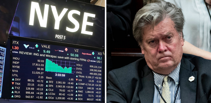 Wall Street Traders High-Five When They Learn Bannon Has Been Fired