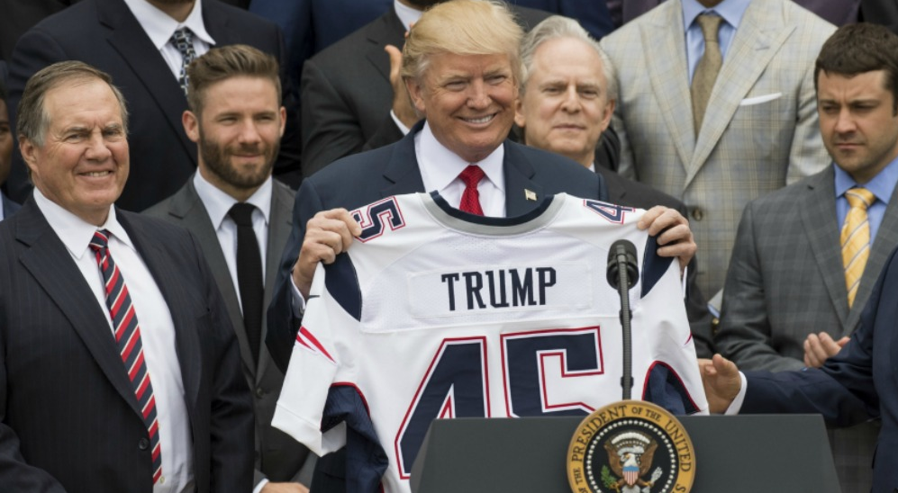 New: Patriots Gifted Trump a Super Bowl Ring, Had "the Best Treatment" During WH Visit