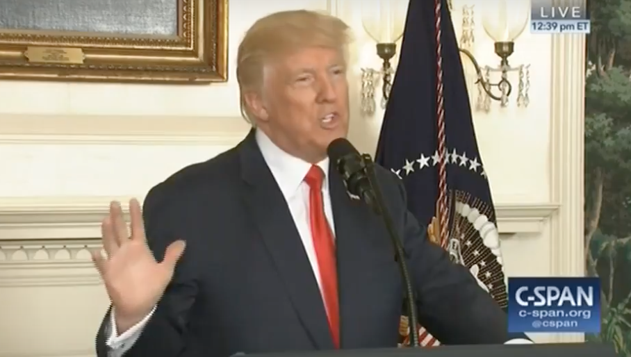 President Trump Just Went on Live TV and Made a Previously Unplanned Statement on Charlottesville
