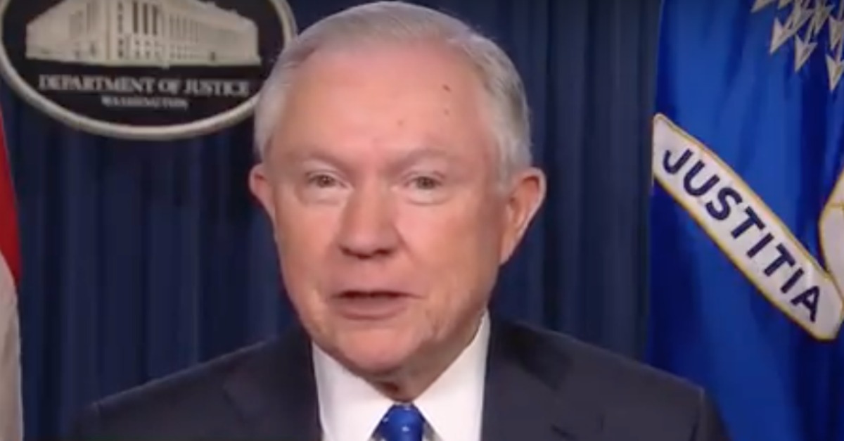 After Being Repeatedly Harassed by Trump, Sessions Says It's President's "Right" to Scold Cabinet