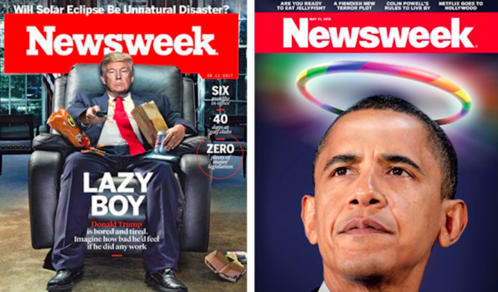 Anyone Comparing Trump and Obama Magazine Covers Can Only Come Away with One Conclusion