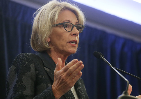 DeVos on Campus Sexual Assault Policy: Too Many Students Denied Due Process