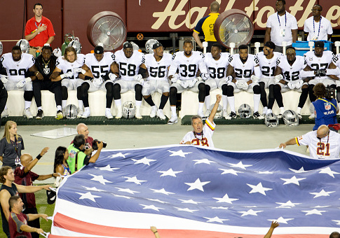 Trump on Twitter Rebukes NFL Players Who Kneeled for National Anthem
