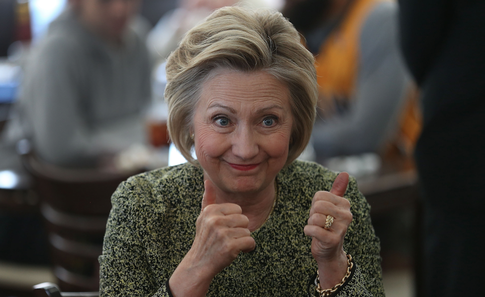 Here's What Hillary's "Pie Chart of Blame" Looks Like