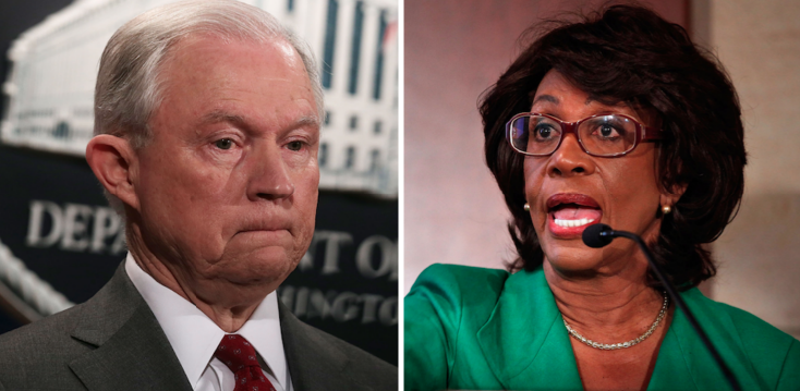 Maxine Waters Kicks Jeff Sessions While He's Down Amid 'Humiliation' Report: "How Does It Feel..."