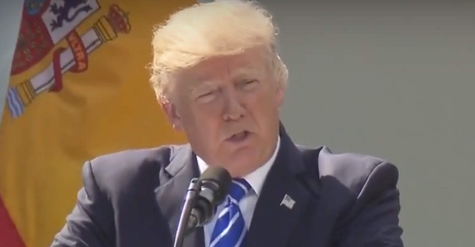 Trump Addresses NFL Protests Live in Front of Reporters: "I Wasn't Preoccupied, I was Ashamed"