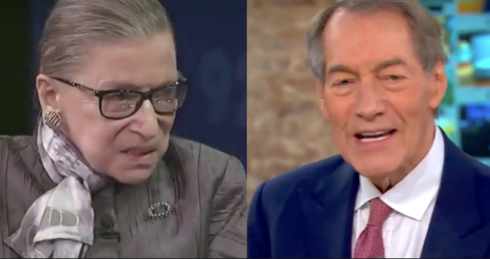 CBS' Charlie Rose Declares Ruth Bader Ginsburg 'One of My Favorite People'