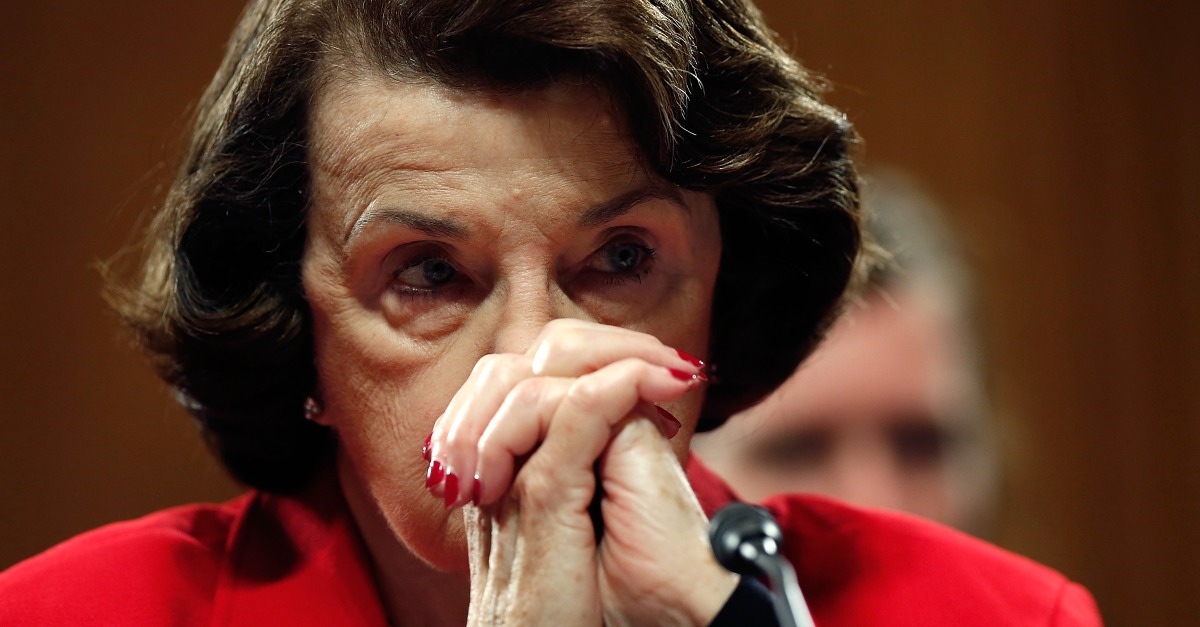 84-Year-Old Feinstein Announced Reelection Bid. And It Didn't Go Over Well with Some Fellow Dems...
