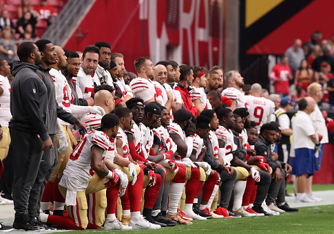 Former ESPN Broadcaster Hits NFL's 49ers for Protesting National Anthem, Losing Games