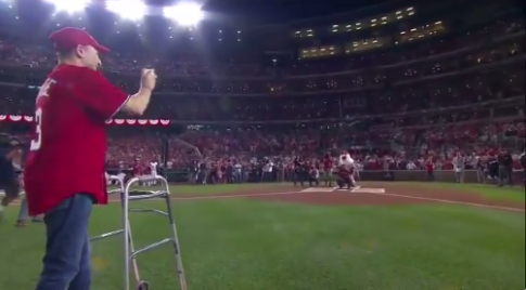 Watch: Steve Scalise Throws a Strike at Washington Nationals Playoff Game