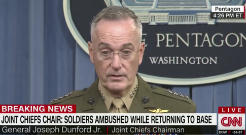 Dunford Explains U.S. Presence in Niger: ‘We’re Dealing With Global Threats’ From ISIS