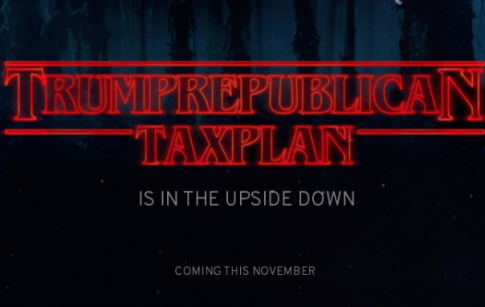 Senate Democrats Scorched for Making 'Stranger Things' Meme About Trump Tax Plan