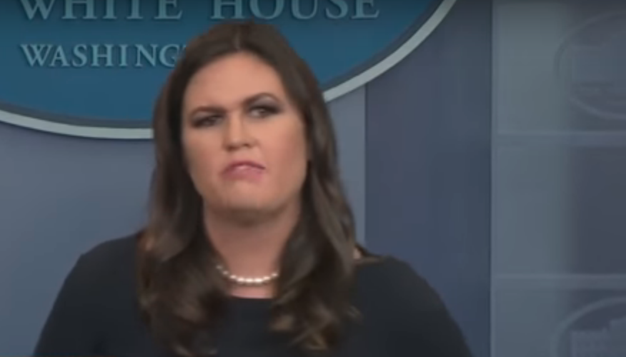 April Ryan Shouts Question As Sanders Leaves Room: "Does Administration Believe Slavery is Wrong?"
