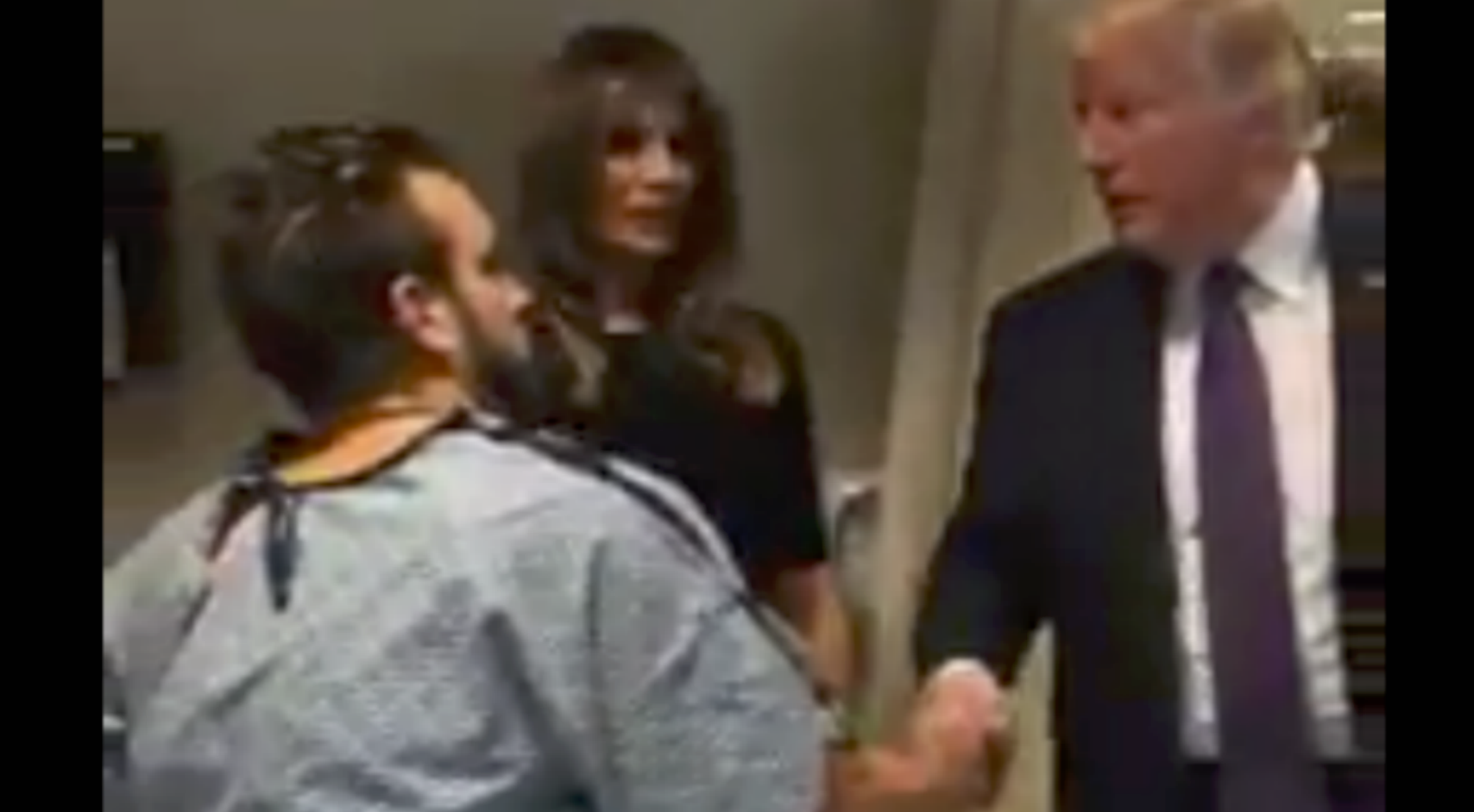 Las Vegas Shooting Survivor Stands to Meet Trump: ‘I Will Never Lie Down’ to Shake President’s Hand