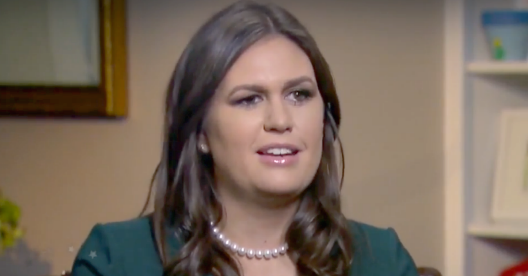 Sarah Huckabee Sanders Plays It Coy When Asked If She Has Any Plans to Run for Office