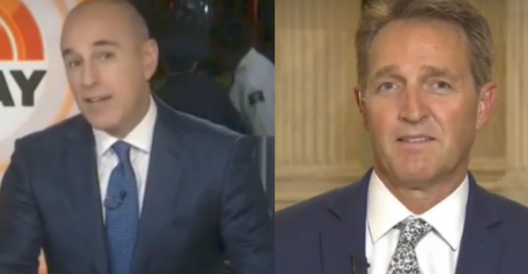 Matt Lauer Comes Right Out and Asks Sen. Flake If Things Would 'Be Better' If Hillary Had Won