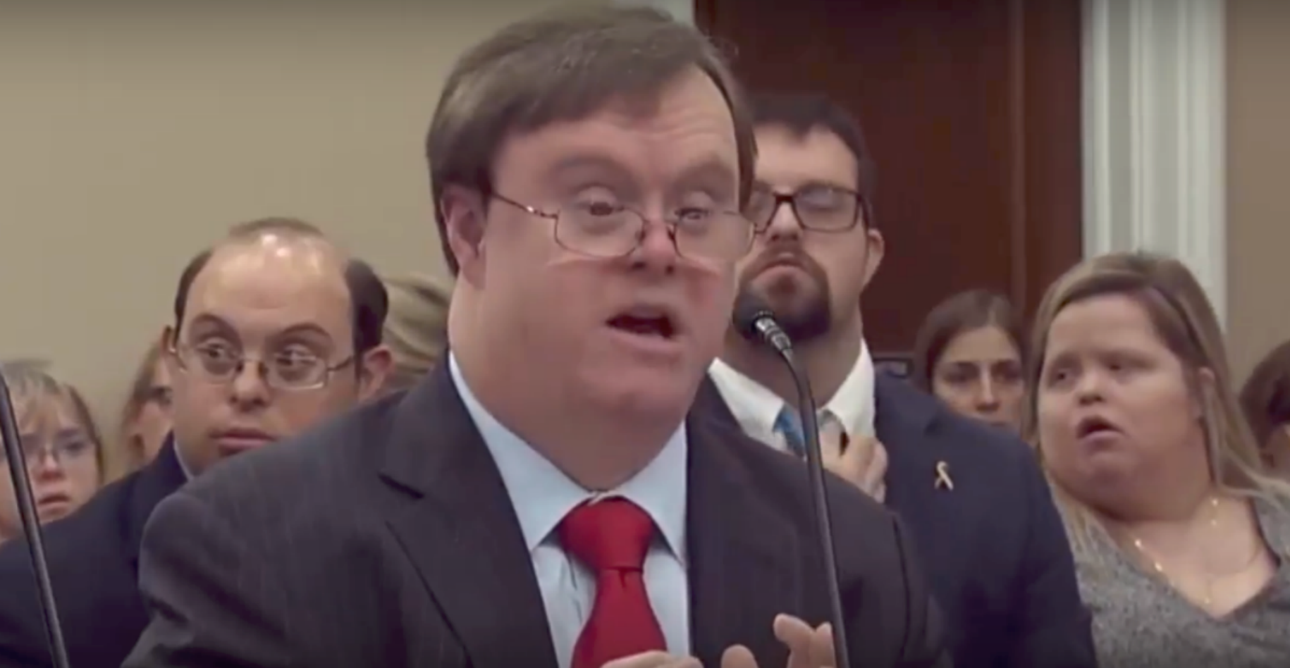 Man With Down Syndrome Makes Impassioned Argument to Congressional Committee: "My Life Is Worth Living"