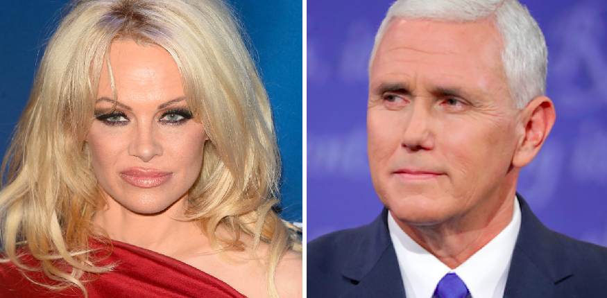 Pamela Anderson Tried to Flirt With Secret Service to See Mike Pence. Here's How Well That Went...
