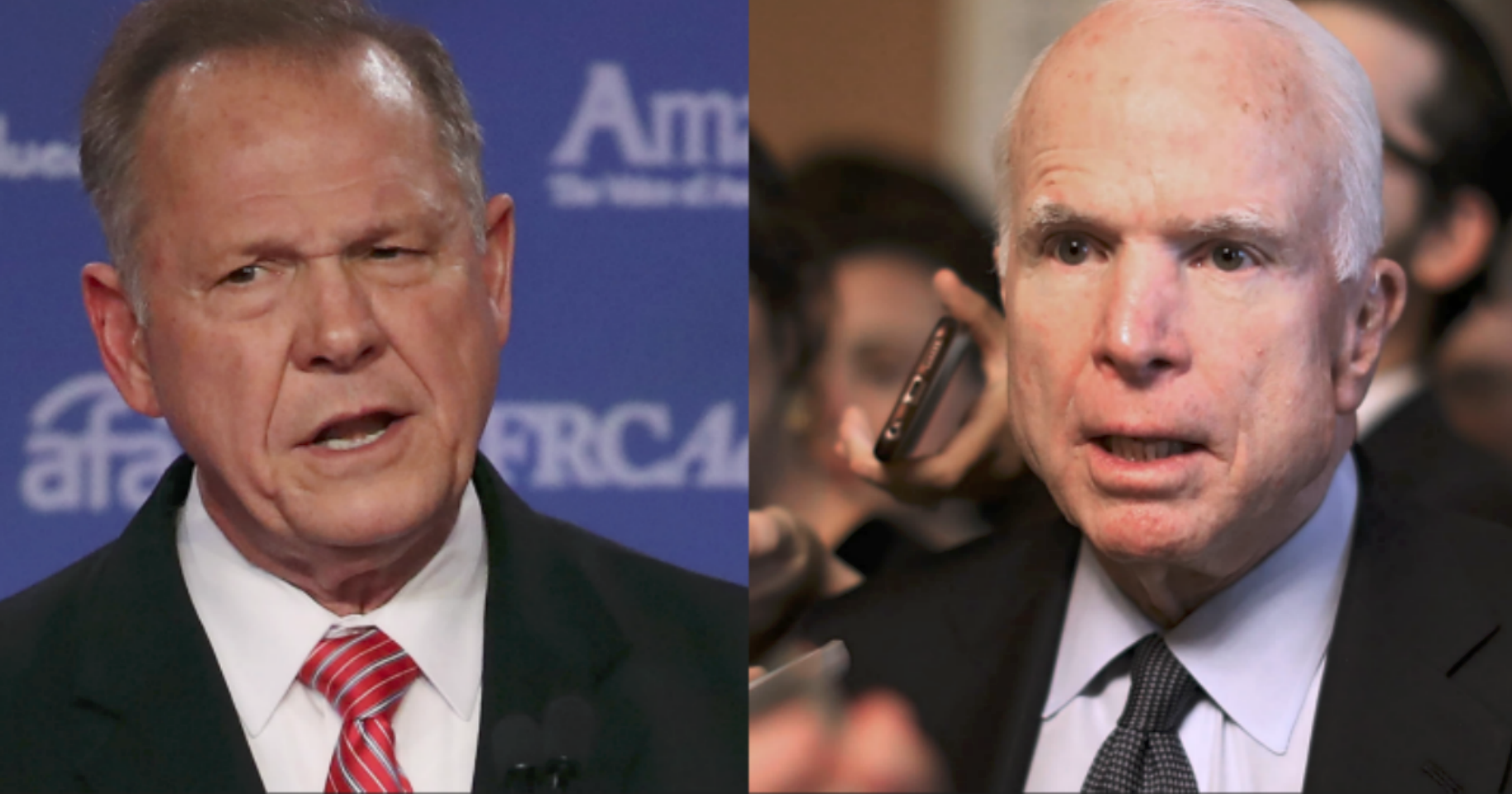 John McCain Weighs in on Roy Moore Allegations: "Should Immediately Step Aside"