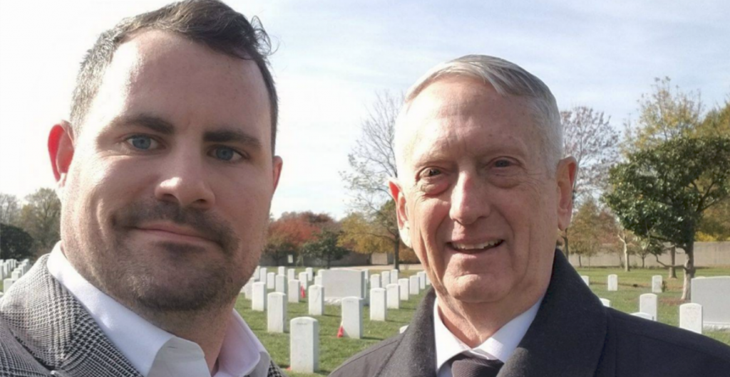 Veteran Spots a "Lone Man Walking the Stones" at Arlington National Cemetery on Veterans Day