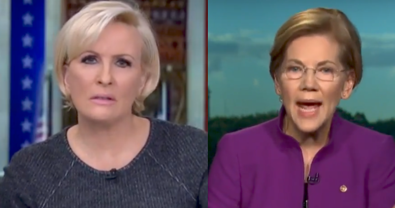 Liz Warren Really Ticked Off Mika This Morning When Asked Who the Leader of the Dem Party Is