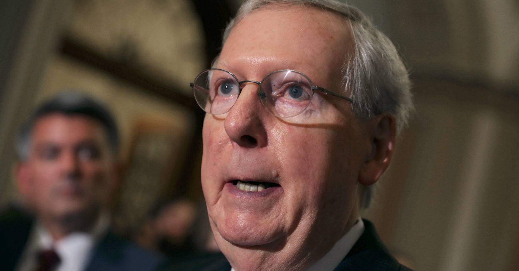 Senate Maj. Leader McConnell Responds to Sexual Assault Allegation Against Al Franken