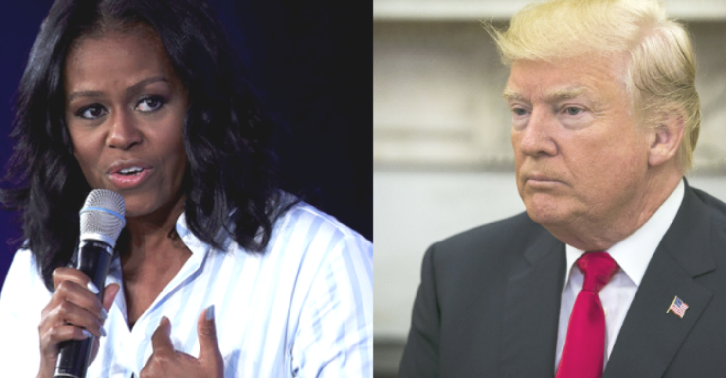 Michelle Obama Takes Thinly Veiled Shot at Trump's Tweets