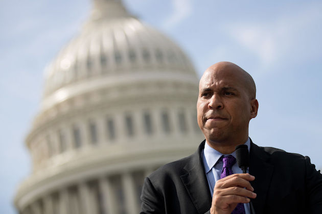 Booker Wants Trump to Resign Like Franken Did
