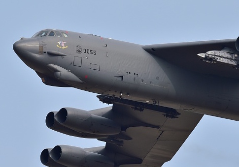 B-52 Bomber Assists in Search of Missing Canoe off Guam