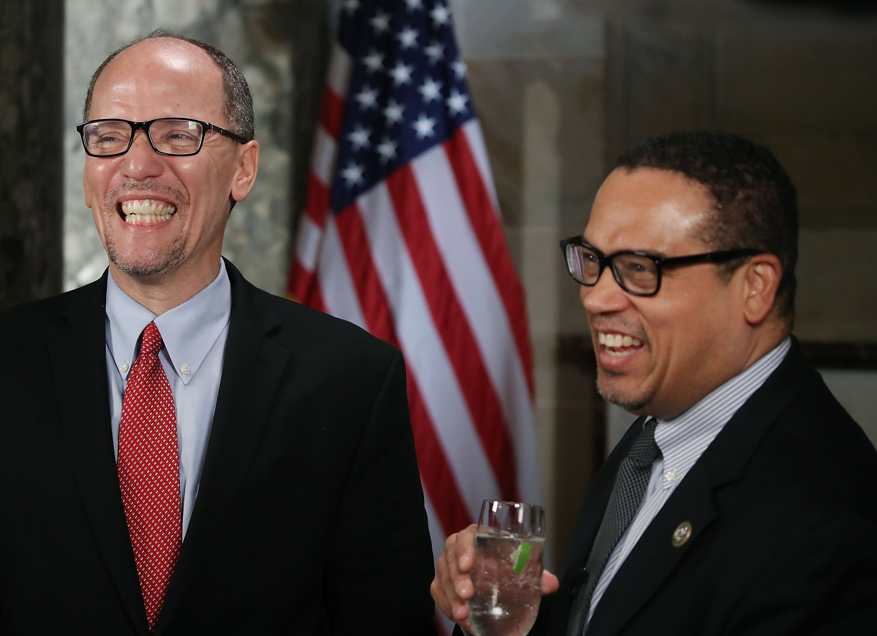 Perez and Ellison Call for Reducing Superdelegates in Democratic Nominating Process