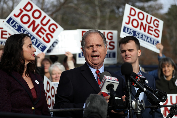 Doug Jones Bucks Future Democratic Colleagues, Says Trump Shouldn't Resign Over Harassment Allegations