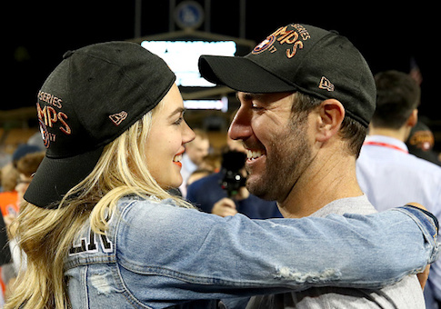 Trump Fails to Mention Kate Upton During Salute of Her Husband at World Series Celebration