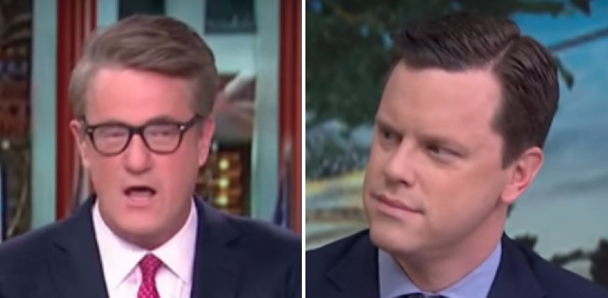 Scarborough Does Mocking Impression of Kellyanne Conway. And Co-Host Geist's Reaction Says It All