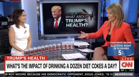 CNN Does Seven Different Segments About Trump's Diet Coke Habit
